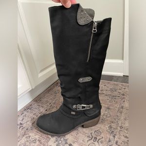 Rieker Brand Black Boots Size 40 (US 8.5-9)